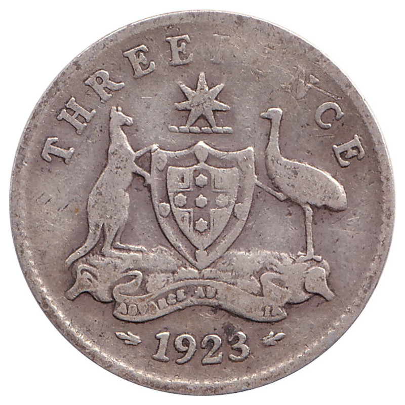 Australia - 3 pence - George V - 1923 - No1083