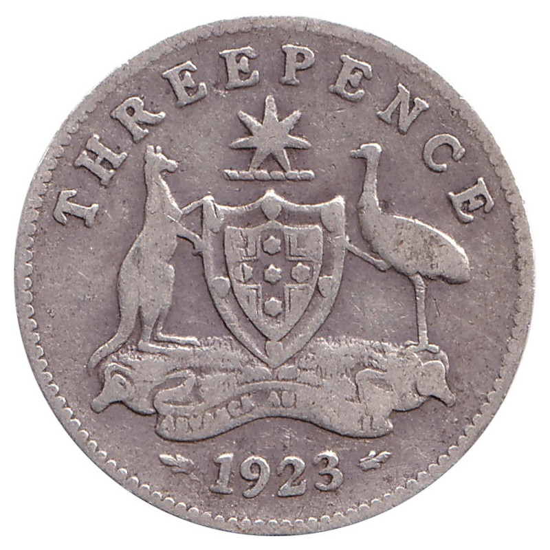 Australia - 3 pence - George V - 1923 - No1084