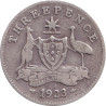 Australia - 3 pence - George V - 1923 - No1084
