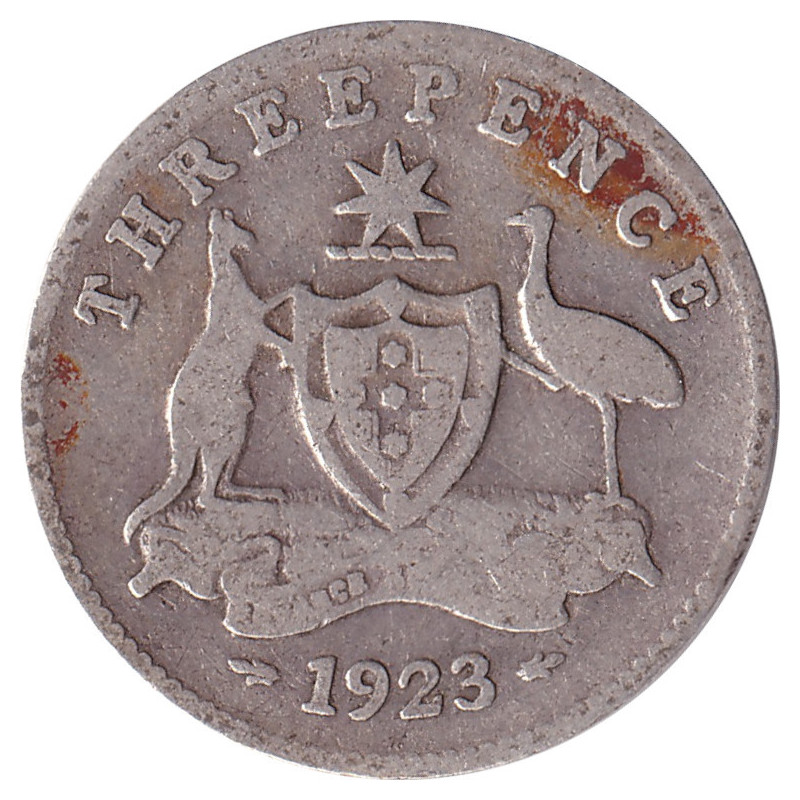 Australia - 3 pence - George V - 1923 - No1085