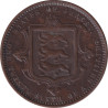 Jersey - 1/26 shilling - Victoria - Petit module -  1870 - No647