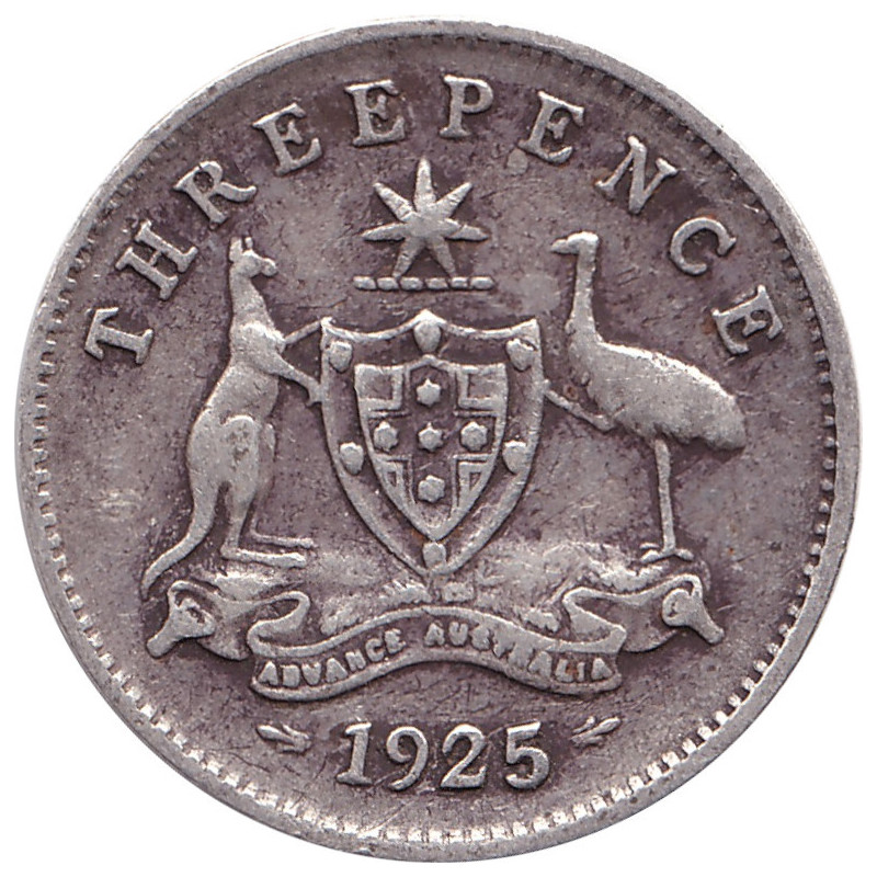 Australia - 3 pence - George V - 1925 - No1088
