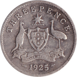Australia - 3 pence -...