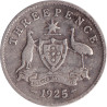 Australia - 3 pence - George V - 1925 - No1089