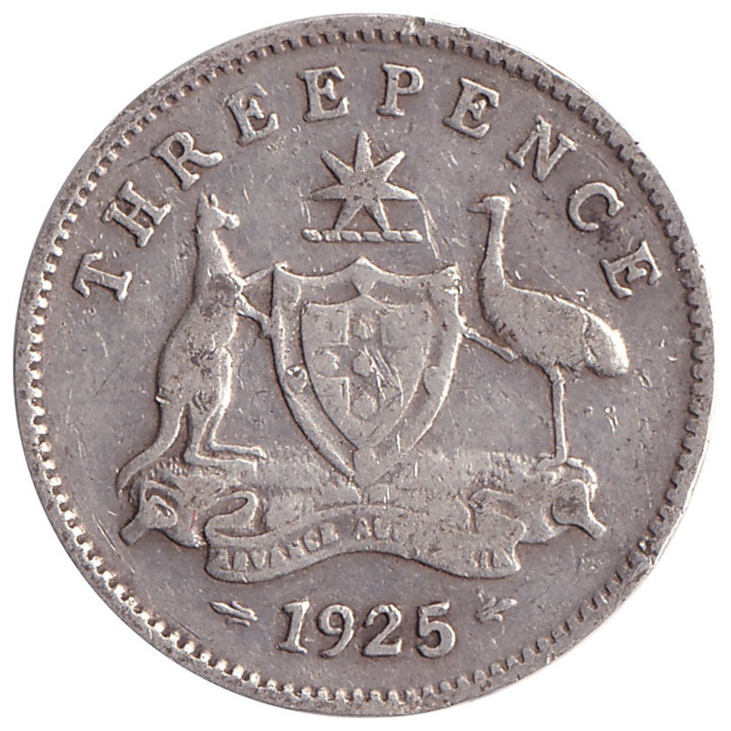 Australia - 3 pence - George V - 1925 - No1091