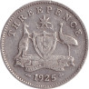 Australia - 3 pence - George V - 1925 - No1091
