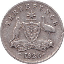 Australia - 3 pence -...