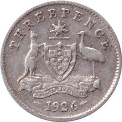 Australia - 3 pence -...