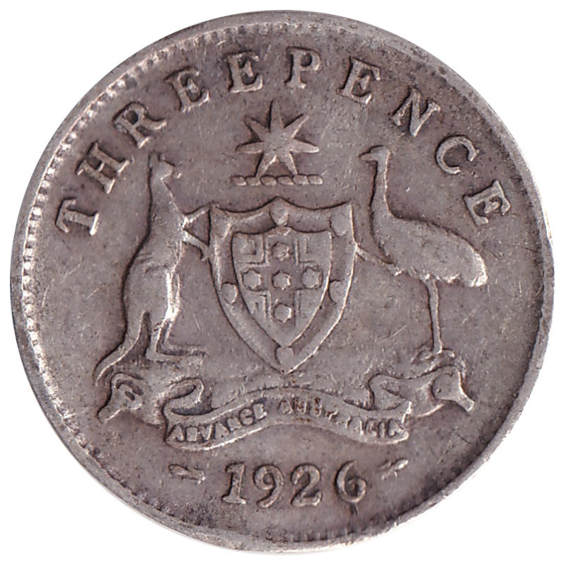 Australia - 3 pence - George V - 1926 - No1096