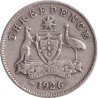 Australia - 3 pence - George V - 1926 - No1097