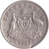Australia - 3 pence - George V - 1927 - No1098