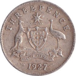 Australia - 3 pence -...