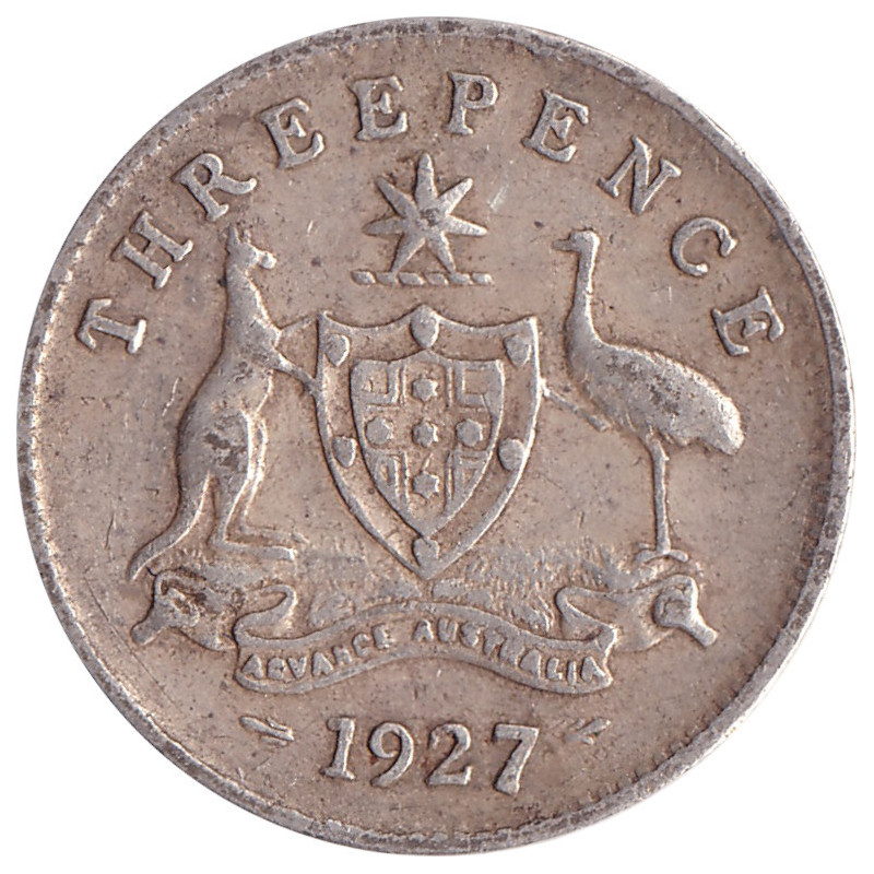 Australia - 3 pence - George V - 1927 - No1099