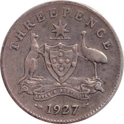 Australia - 3 pence -...