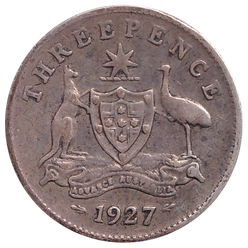 Australia - 3 pence - George V - 1927 - No1103