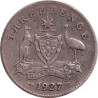 Australia - 3 pence - George V - 1927 - No1103