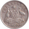 Australia - 3 pence - George V - 1927 - No1106
