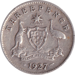 Australia - 3 pence -...