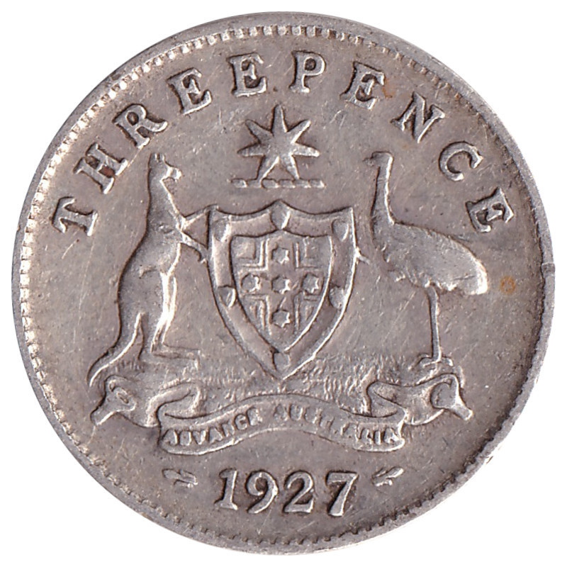 Australia - 3 pence - George V - 1927 - No1109
