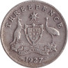 Australia - 3 pence - George V - 1927 - No1110