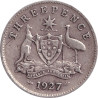 Australia - 3 pence - George V - 1927 - No1111