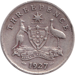 Australia - 3 pence -...