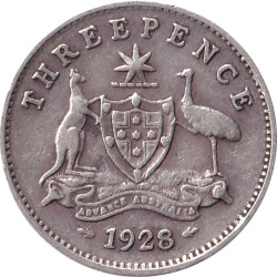 Australia - 3 pence -...
