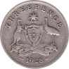 Australia - 3 pence - George V - 1928 - No1118