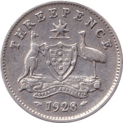 Australia - 3 pence -...