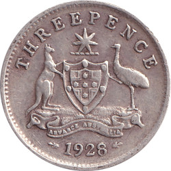 Australia - 3 pence -...
