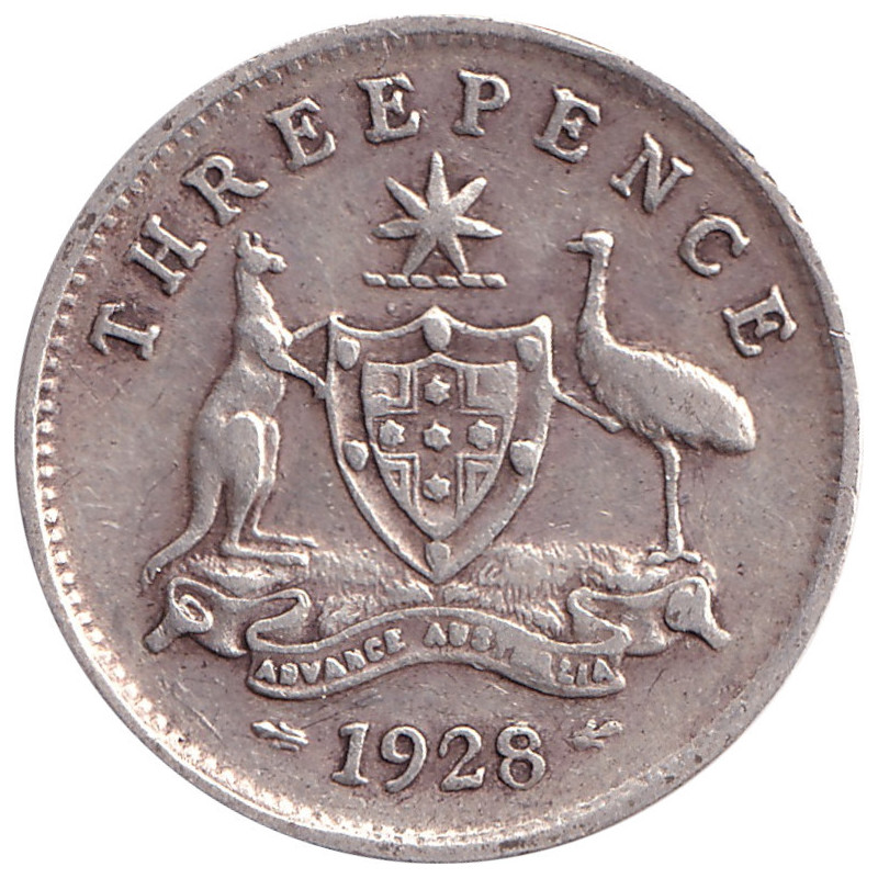 Australia - 3 pence - George V - 1928 - No1120