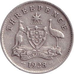 Australia - 3 pence -...