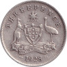 Australia - 3 pence - George V - 1928 - No1121