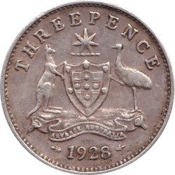 Australia - 3 pence -...