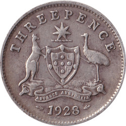 Australia - 3 pence -...