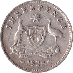 Australia - 3 pence -...