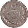 Latvia - 2 lati - Armoiries -  1925 - No606