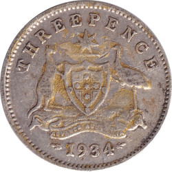 Australia - 3 pence -...