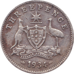 Australia - 3 pence -...