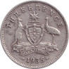 Australia - 3 pence - George V - 1935 - No1138
