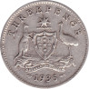 Australia - 3 pence - George V - 1935 - No1142