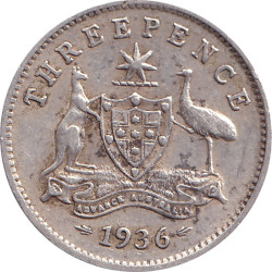 Australia - 3 pence -...