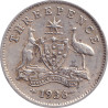 Australia - 3 pence - George V - 1936 - No1145