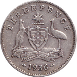 Australia - 3 pence -...