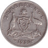 Australia - 3 pence - George V - 1936 - No1150