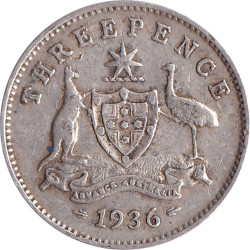Australia - 3 pence -...