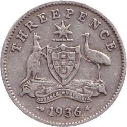 Australia - 3 pence -...