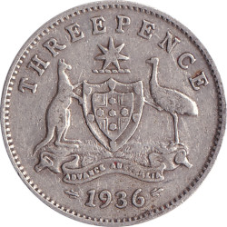 Australia - 3 pence -...