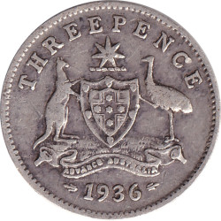 Australia - 3 pence -...