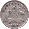 Australia - 3 pence - George V - 1936 - No1157